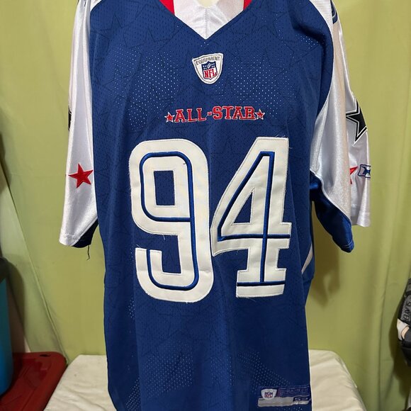 Demarcus Ware Dallas Cowboys 2009 NFC Pro Bowl Jersey Size 52 Reebok Authentic - Picture 11 of 12